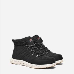 Stylish Black Mid-Top Sneakers, New without tags